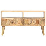 Vidaxl tv-meubel 90x30x50 cm massief mangohout