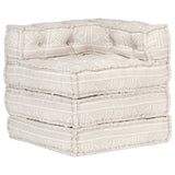 Vidaxl Pouf Modular Fabric Beige