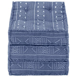 Vidaxl Pouf Modular Fabric Indigo