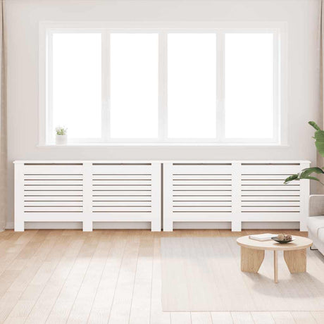 VIDAXL -Strahlenträger 2 ST 172X19X81.5 cm MDF Weiß