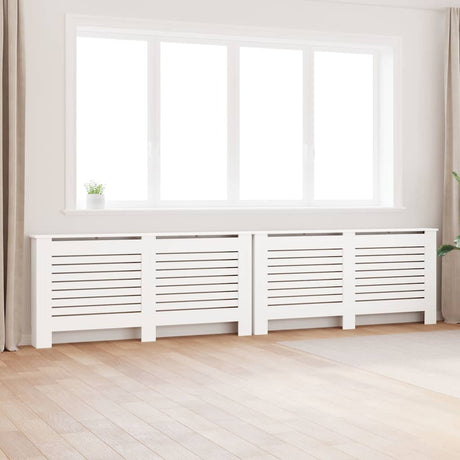 Vidaxx Heizkörperumbau 2 Stk. 172x19x81,5 cm MDF weiß