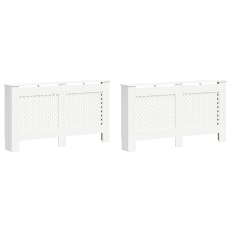 VIDAXL -Strahlenträger 2 ST 152X19X81.5 cm MDF Weiß