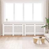 VIDAXL -Strahlenträger 2 ST 152X19X81.5 cm MDF Weiß