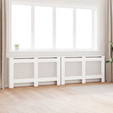 VIDAXL -Strahlenträger 2 ST 152X19X81.5 cm MDF Weiß