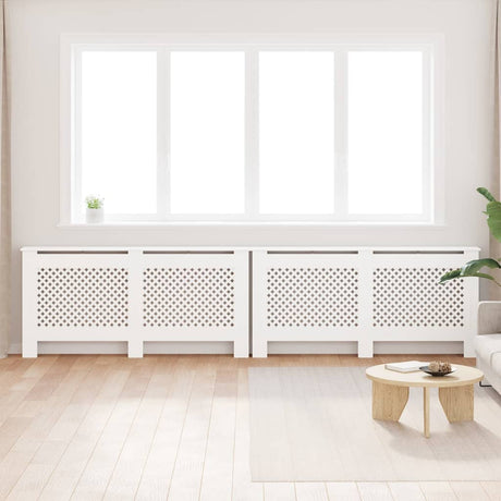 Vidaxx Heizkörperumbau 2 Stk. 172x19x81,5 cm MDF weiß