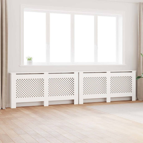 Vidaxx Heizkörperumbau 2 Stk. 172x19x81,5 cm MDF weiß