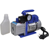 VIDAXL Vakuumpumpe 1 Stufe mit 2-facher Manometern Set