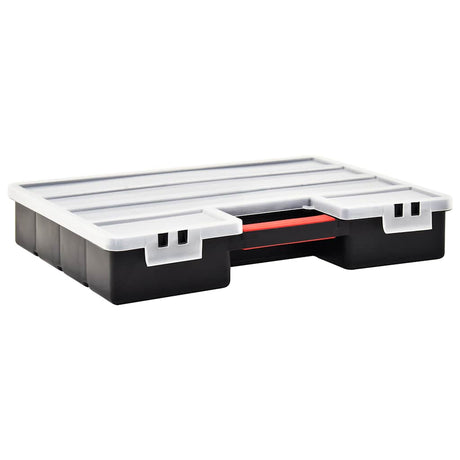 Vidaxl assortimentsdozen 2 st met verdelers 460x325x80 mm kunststof