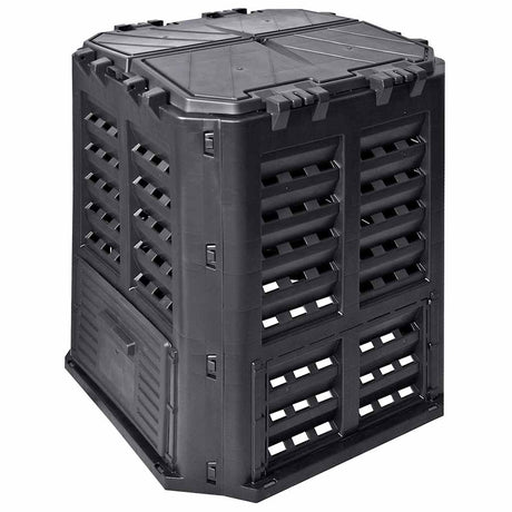 Vidaxx Kompostbehälter 360 l 68,9x68,9x83,9 cm schwarz