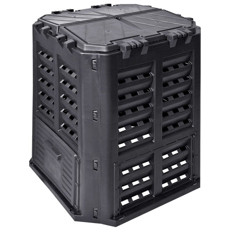 Vidaxx Kompostbehälter 360 l 68,9x68,9x83,9 cm schwarz