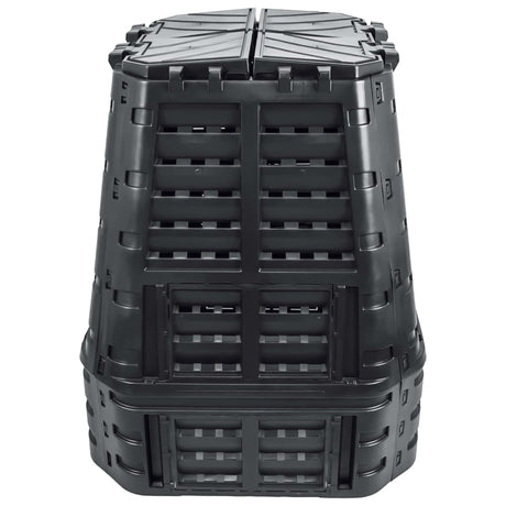 Vidaxx Kompostbehälter 740 l 93,3x93,3x113 cm schwarz