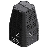 Vidaxx Kompostbehälter 1000 l 93,3x93,3x146 cm schwarz