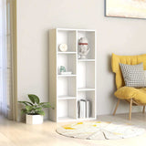 Vidaxl boekenkast 50x25x106 cm bewerkt hout wit