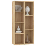 Vidaxl boekenkast 50x25x106 cm bewerkt hout sonoma eikenkleurig