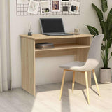 Vidaxl bureau 90x50x74 cm bewerkt hout sonoma eikenkleurig