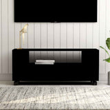 Vidaxl tv-meubel 120x35x48 cm bewerkt hout zwart