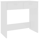 Vidaxl bureau 80x40x75 cm bewerkt hout wit