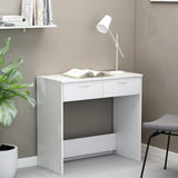 Vidaxl bureau 80x40x75 cm bewerkt hout wit