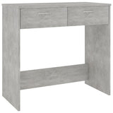 Vidaxl bureau 80x40x75 cm bewerkt hout betongrijs