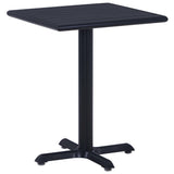 Vidaxl tuintafel 60x60x75 cm zwart