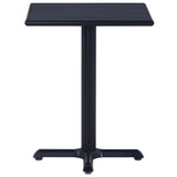 Vidaxl tuintafel 60x60x75 cm zwart
