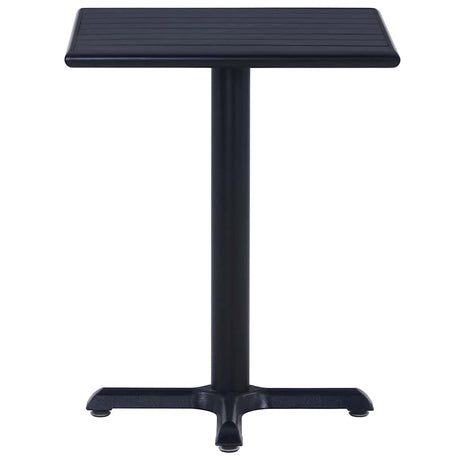 Vidaxl tuintafel 60x60x75 cm zwart