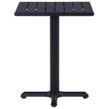Vidaxl tuintafel 60x60x75 cm zwart