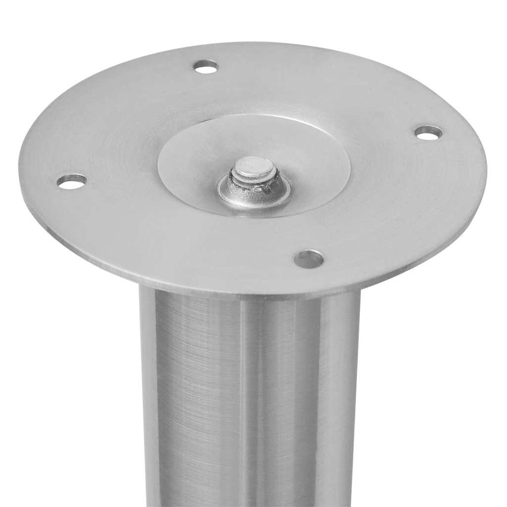 Vidaxl tafelpoten telescopisch 4 st 710-1100 mm roestvrij staal