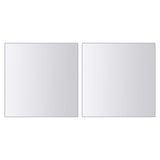 VIDAXL 16 ST MILROR TILES Multi -Fell -Glas