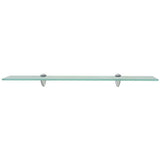 Vidaxl schappen zwevend 2 st 70x10 cm 8 mm glas
