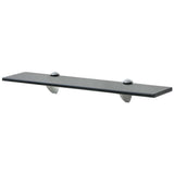 Vidaxl schappen zwevend 2 st 50x10 cm 8 mm glas