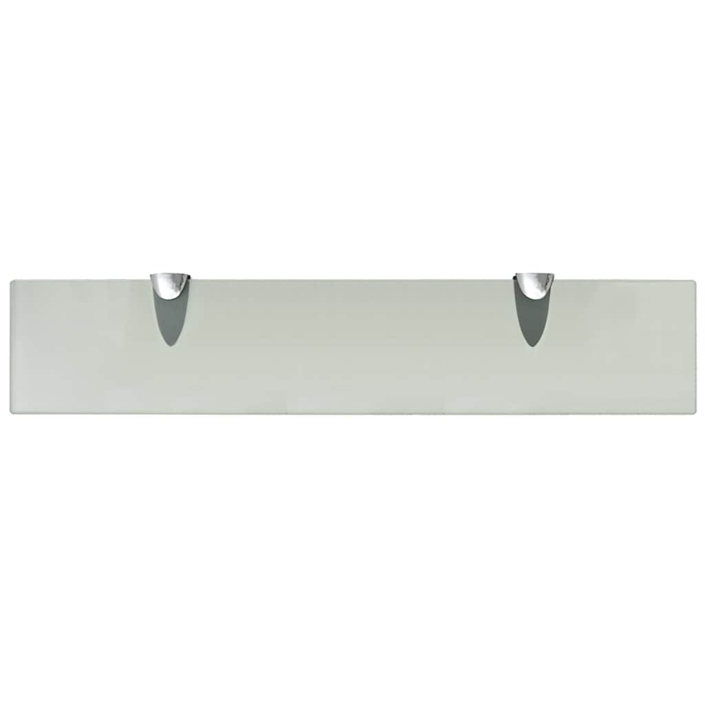 Vidaxl schappen zwevend 2 st 50x10 cm 8 mm glas