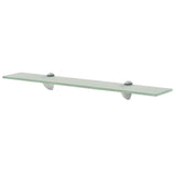 Vidaxl schappen zwevend 2 st 60x10 cm 8 mm glas