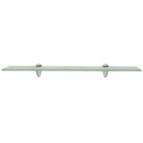 Vidaxl schappen zwevend 2 st 60x10 cm 8 mm glas