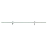 Vidaxl schappen zwevend 2 st 80x10 cm 8 mm glas