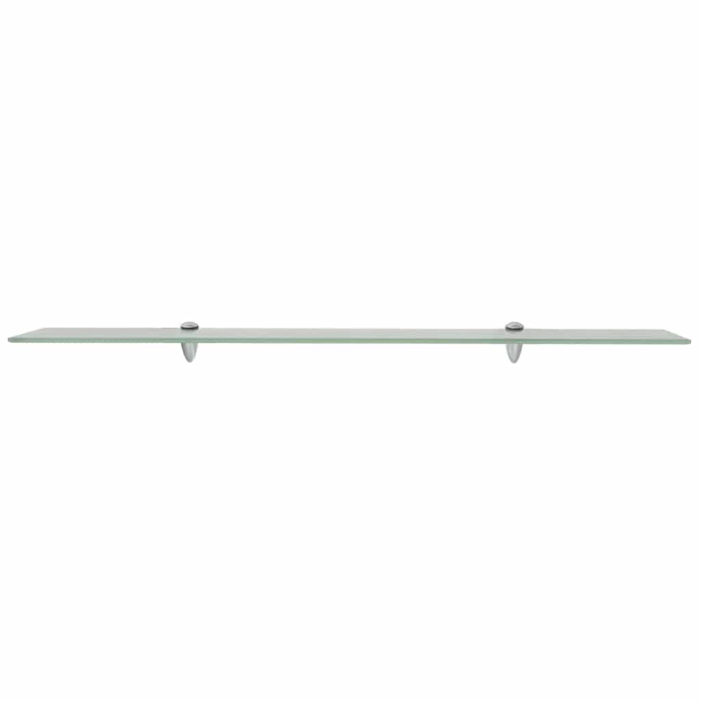 Vidaxl schappen zwevend 2 st 100x10 cm 8 mm glas