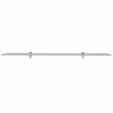 Vidaxl schappen zwevend 2 st 100x10 cm 8 mm glas