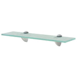 Vidaxl schappen zwevend 2 st 40x20 cm 8 mm glas