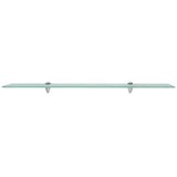Vidaxl schappen zwevend 2 st 90x20 cm 8 mm glas