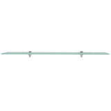 Vidaxl schappen zwevend 2 st 100x20 cm 8 mm glas