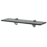 Vidaxl schappen zwevend 2 st 40x20 cm 8 mm glas
