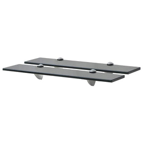 Vidaxl schappen zwevend 2 st 50x20 cm 8 mm glas