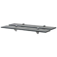 Vidaxl schappen zwevend 2 st 60x20 cm 8 mm glas
