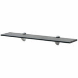 Vidaxl schappen zwevend 2 st 60x20 cm 8 mm glas