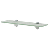 Vidaxl schappen zwevend 2 st 40x20 cm 8 mm glas