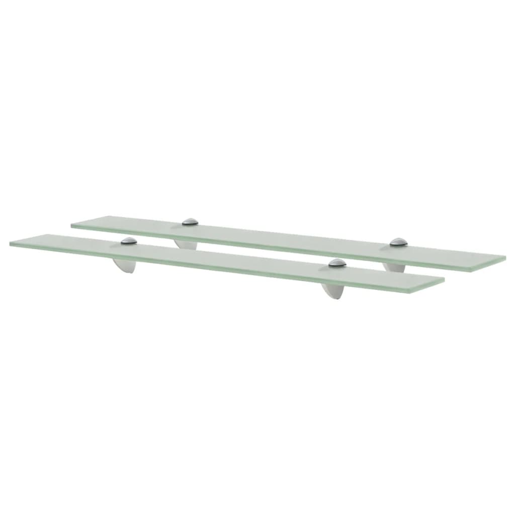 Vidaxl schappen zwevend 2 st 70x20 cm 8 mm glas