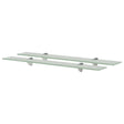 Vidaxl schappen zwevend 2 st 70x20 cm 8 mm glas