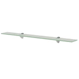 Vidaxl schappen zwevend 2 st 80x20 cm 8 mm glas