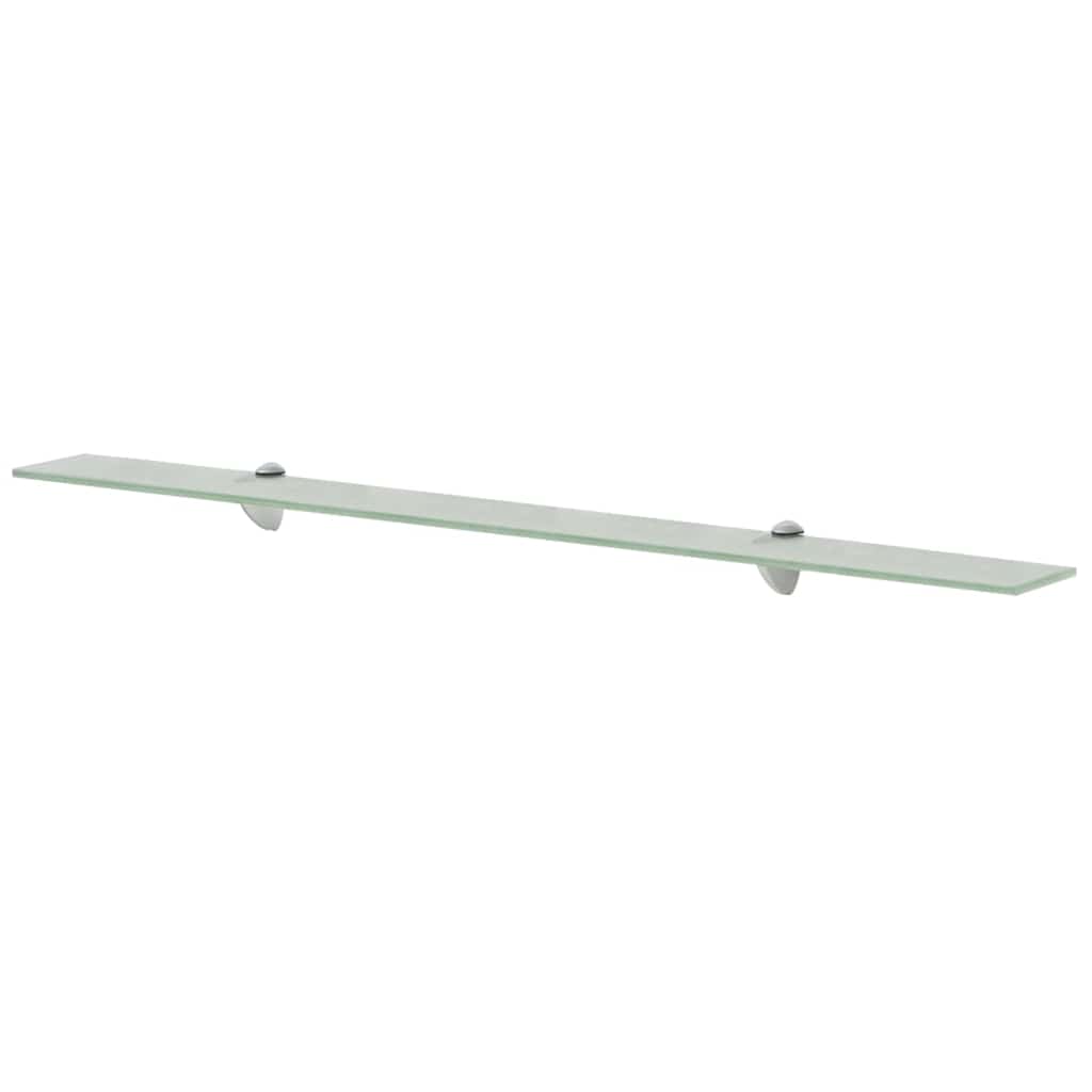 Vidaxl schappen zwevend 2 st 100x20 cm 8 mm glas