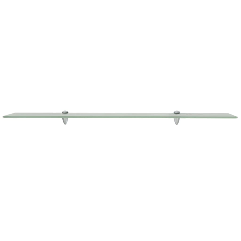 Vidaxl schappen zwevend 2 st 100x20 cm 8 mm glas